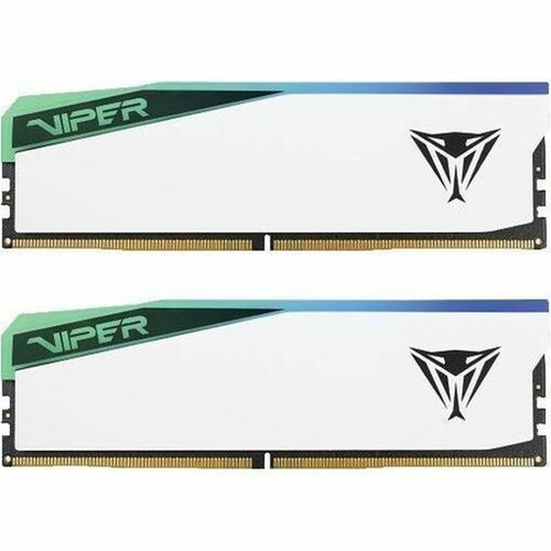 VIPER Elite 5 32GB 2 x 16GB DDR5 SDRAM Memory Kit - For Motherboard - 32 GB 2 x 16GB - RGB - DDR5-6600PC5-52800 DDR5 SDRAM - 6600 PVER532G66C36KW