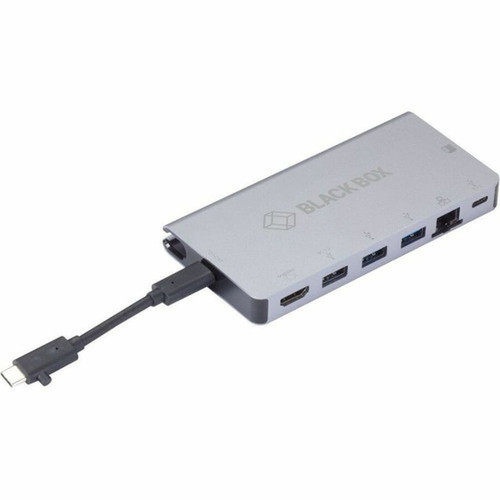 Black Box USB C Docking Station - for NotebookDesktop PCSmartphoneMonitorKeyboardMouse - Memory Card Reader - SD microSD - USB C USBC2000-R2