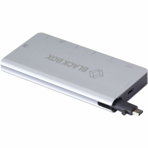 Black Box USB C Docking Station - for NotebookDesktop PCSmartphoneMonitorKeyboardMouse - Memory Card Reader - SD microSD - USB C USBC2000-R2