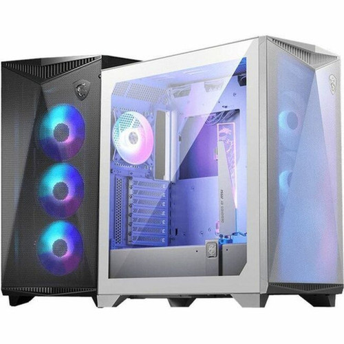 MSI PC Case MPG GUNGNIR 300R AIRFLOW  White - Mid-tower - White - Tempered Glass - EATX ATX Micro ATX Mini ITX Motherboard - 13 x GUN300RAIRWHT
