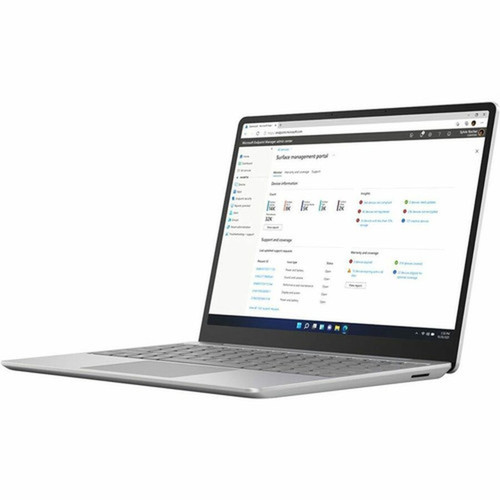 Microsoft Surface Laptop Go 3 124 31496 mm Touchscreen Notebook - Intel Core i5 - 8 GB - 128 GB SSD - English Keyboard - Platinum XJC-00001
