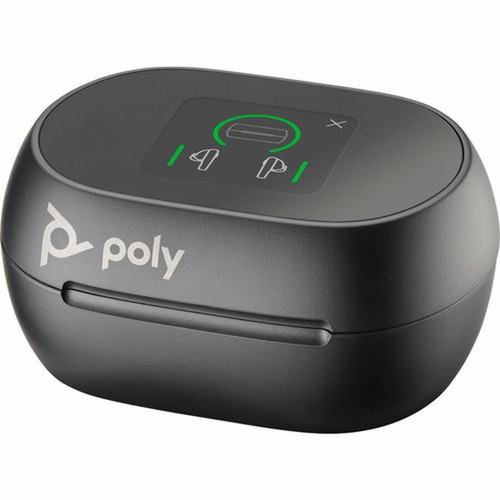 Poly Charging Case Poly Earbud - Black - Stereo - True Wireless - Bluetooth - 984 ft - 20 Hz - 20 kHz - Earbud - Binaural - In-ear - 8L584AA