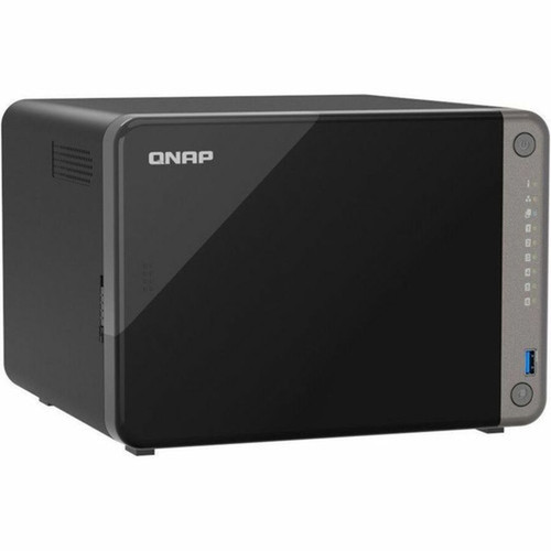QNAP TS-AI642-8G SANNAS Storage System - ARM Cortex A76 Quad-core 4 Core 220 GHz - 6 x HDD Supported - 0 x HDD Installed - 6 x SSD TS-AI642-8G-US