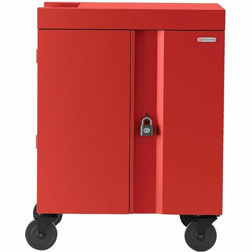 Bretford CUBE Cart Max Mobile Charging Computer Cart - 2 Shelf - 4 Casters - 5 127 mm Caster Size - Steel - 297 Width x 263 x - TVCMX30PAC-MUS