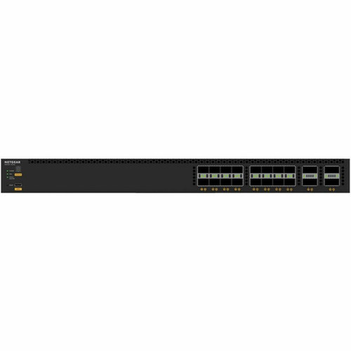 Netgear AV Line M4350-16V4C Ethernet Switch - Manageable - 100 Gigabit Ethernet - 100GBase-X 25GBase-X - 3 Layer Supported - Modular VSM4320C-100NES