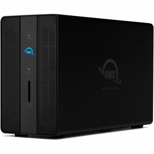 OWC Gemini Thunderbolt Dock and External Storage Enclosure - 2 x HDD Supported - 0 x HDD Installed - 2 x SSD Supported - 0 x SSD - ATA OWCTB3GM000