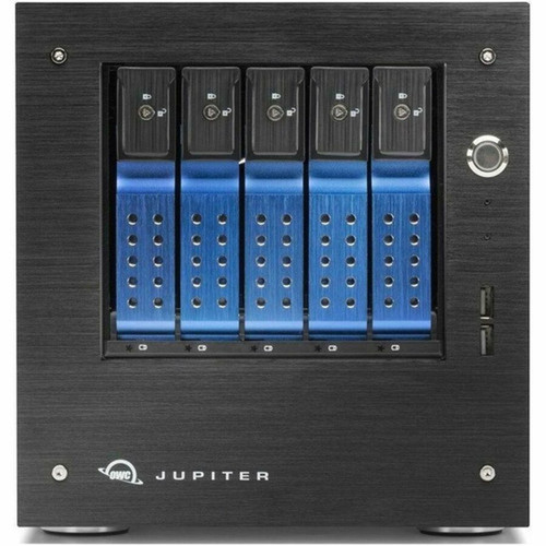 OWC 800TB Jupiter Mini 5-Drive Desktop Network Attached Storage NAS Solution - Xeon D-1518 Quad-core 4 Core 220 GHz - 5 x HDD - JMIN0535R080H2