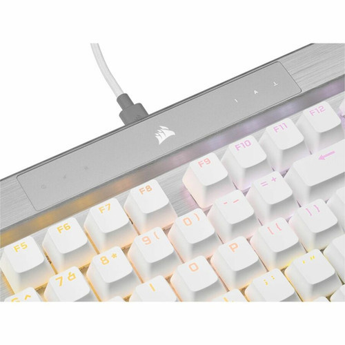 Corsair K70 PRO Gaming Keyboard - Cable Connectivity - USB Type C Interface - RGB LED - Volume Roller Multimedia Hot Keys - English CH-910951A-NA