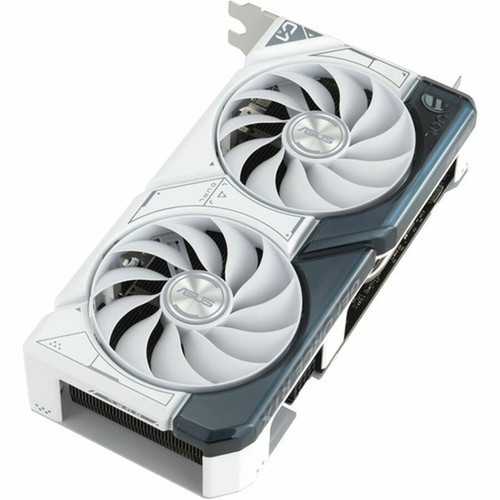 Asus NVIDIA GeForce RTX 4060 Ti Graphic Card - 8 GB GDDR6 - 7680 x 4320 - 257 GHz Boost Clock - 128 bit Bus Width - PCI Express 40 - DUAL-RTX4060TI-8G-WHITE