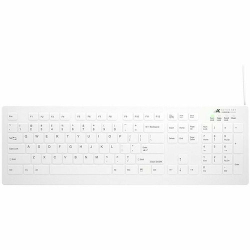 Active Key AK-C8112 Keyboard - WiredWireless Connectivity - RF - 33 ft 1005840 mm - 240 GHz - USB Type A Interface - 104 Keys - AK-C8112F-FYS-WUS