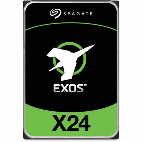 Seagate Exos X24 ST12000NM002H 12 TB Hard Drive - 35 Internal - SATA SATA600 - Conventional Magnetic Recording CMR Method - - - ST12000NM002H