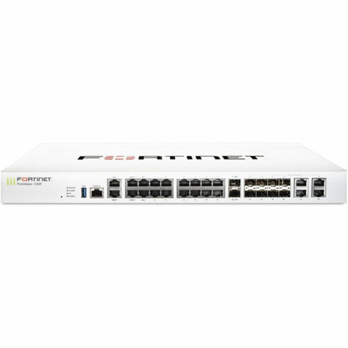Fortinet FortiGate FG-100F Network SecurityFirewall Appliance - 21 Port - 10GBase-X 1000Base-X 1000Base-T - 10 Gigabit Ethernet - - FG-100F-BDL-809-36