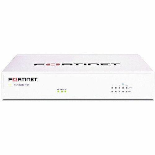 Fortinet FortiGate FG-40F Network SecurityFirewall Appliance - 5 Port - 1000Base-T - Gigabit Ethernet - 5 Gbits Firewall Throughput FG-40F-BDL-809-60