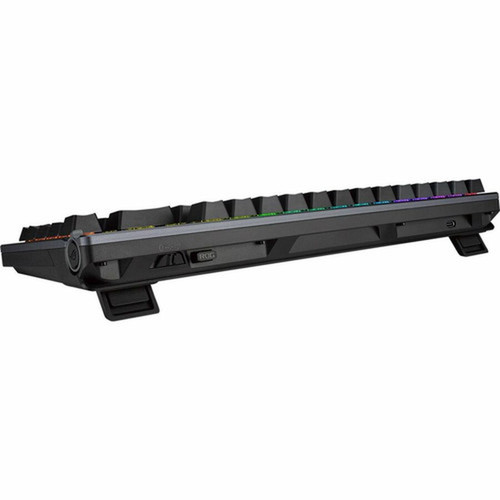 Asus ROG Azoth Gaming Keyboard - WiredWireless Connectivity - BluetoothRF - 51 - 240 GHz - USB 20 Type A Interface - RGB LED - OS M701 ROG AZOTHNXSWCAPB