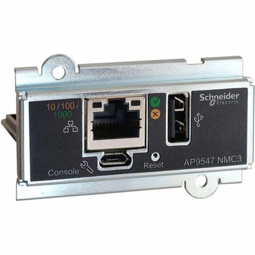APC by Schneider Electric AP9547 UPS Management Adapter - 1 x Network RJ-45 Ports - Serial - USB AP9547