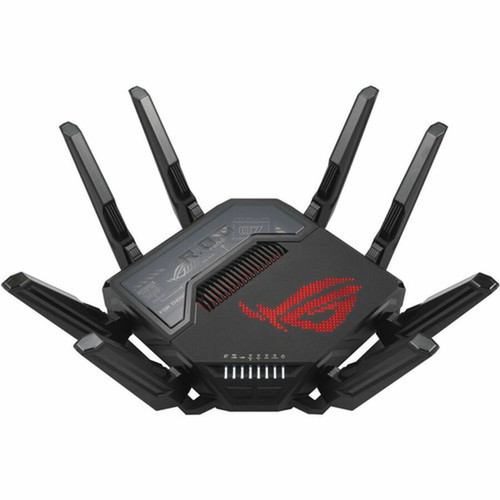 Asus ROG Rapture GT-BE98 Pro Wi-Fi 7 IEEE 80211 abgnacaxbe Ethernet Wireless Router - Quad Band - 240 GHz ISM Band - 6 GHz - 8 GT-BE98 PRO