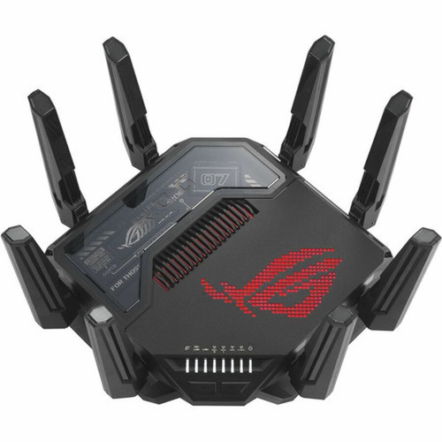 Asus ROG Rapture GT-BE98 Pro Wi-Fi 7 IEEE 80211 abgnacaxbe Ethernet Wireless Router - Quad Band - 240 GHz ISM Band - 6 GHz - 8 GT-BE98 PRO