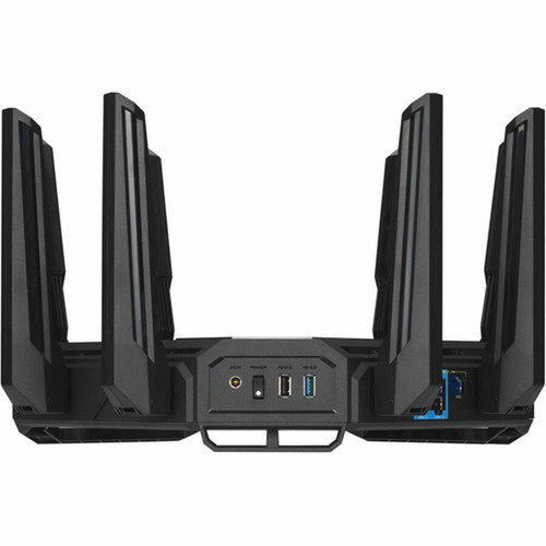 Asus ROG Rapture GT-BE98 Pro Wi-Fi 7 IEEE 80211 abgnacaxbe Ethernet Wireless Router - Quad Band - 240 GHz ISM Band - 6 GHz - 8 GT-BE98 PRO