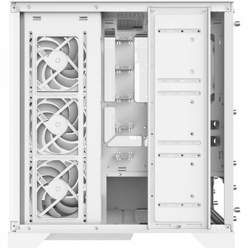 XPG INVADER X Mid-Tower PC Chassis - Mid-tower - White - Tempered Glass SPCC - ATX Micro ATX Mini ITX Motherboard Supported - 10 x 75261379