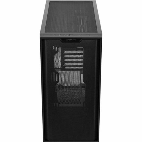 Asus A21 Case - Mid-tower - Black - Mesh Steel Tempered Glass Plastic - Micro ATX Mini ITX Motherboard Supported - 7 x Fans - 1 A21BLK