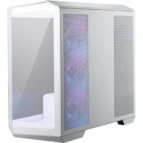 MSI PC Case MAG PANO M100R PZ  White - White - Tempered Glass - Micro ATX Motherboard Supported - 10 x Fans Supported - 2 x USBs PANOM100RPZWHT