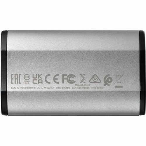 Adata SD810 1000 GB Solid State Drive - External - Silver - Xbox One PlayStation Gaming Console Device Supported - USB 20 USB 32 SD810-1000G-CSG