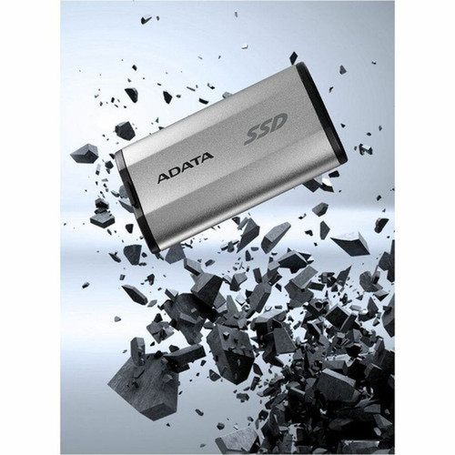 Adata SD810 1000 GB Solid State Drive - External - Silver - Xbox One PlayStation Gaming Console Device Supported - USB 20 USB 32 SD810-1000G-CSG
