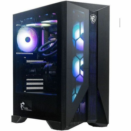 MSI Aegis RS 14NUG7-672US Gaming Desktop Intel Core i7-14700KF GeForce RTX 4080 Super 32GB RAM 1TB SSD Win 11 Home Advance Black 1 Yr AERS14NUG672
