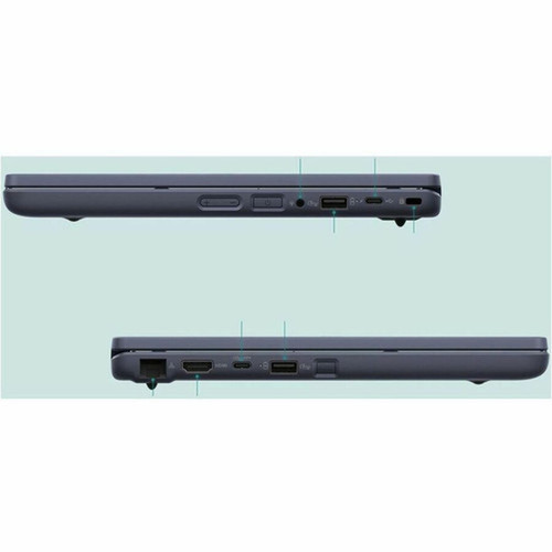 Asus BR1204C BR1204CGA-EN11T-CB 122 30988 mm Touchscreen Rugged Notebook - WUXGA - Intel N-Series N100 - 8 GB - 128 GB SSD - Gray BR1204CGA-EN11T-CB