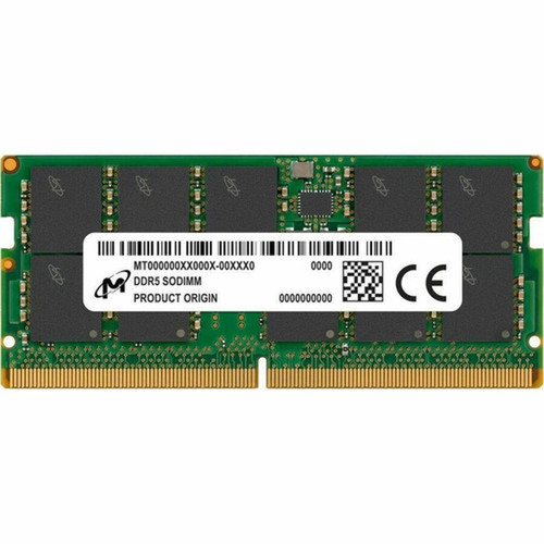 Micron RAM Module - For Server Workstation Notebook - 16 GB 1 x 16GB - DDR5-5600PC5-44800 DDR5 SDRAM - 5600 MHz Single-rank - - V MTC10C1084S1TC56BR