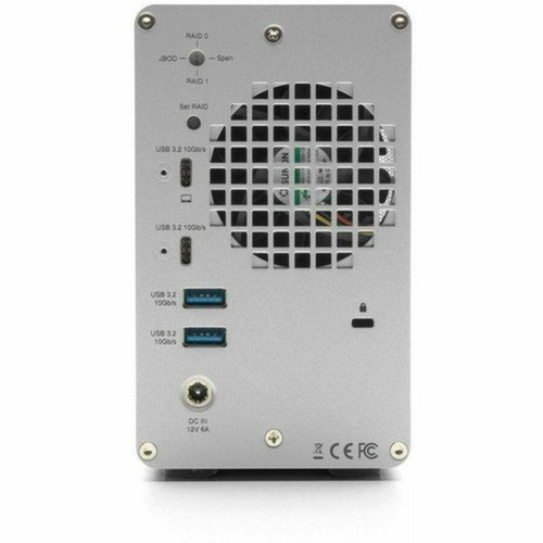 OWC Mercury Elite Pro Dual with 3-Port Hub External Storage Solution - 2 x HDD Supported - 2 x HDD Installed - 40 TB Installed HDD - - OWCMEDCH7T40
