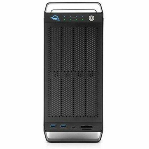 OWC Thunderbay Flex 8 Drive Enclosure Serial ATA U2 - Thunderbolt 3 Host Interface Desktop - Black - Hot Swappable Bays - 7 x HDD - OWCTB3F81N058