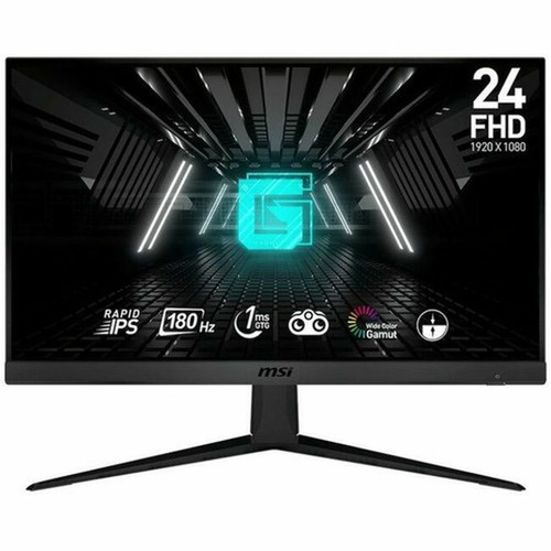 MSI G2412F 24 Class Full HD Gaming LCD Monitor - 169 - Black - 24 Viewable - Rapid IPS - 1920 x 1080 - 167 Million Colors - Sync - G2412F