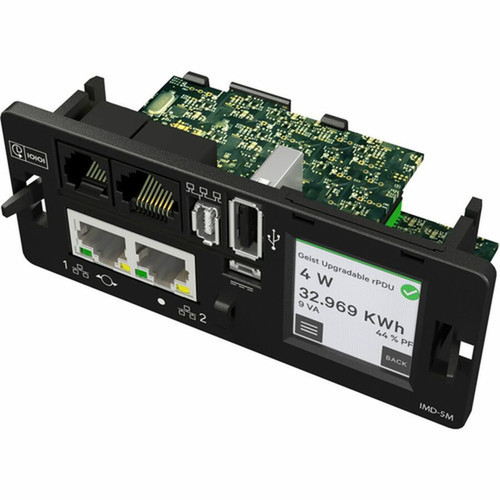 Vertiv Geist Switched Rack PDU with Next Generation IMD - 1U 20A 120V 12 NEMA 5-20R Receptacles NEMA L5-20P Plug 19kW Power - VP5N21A1
