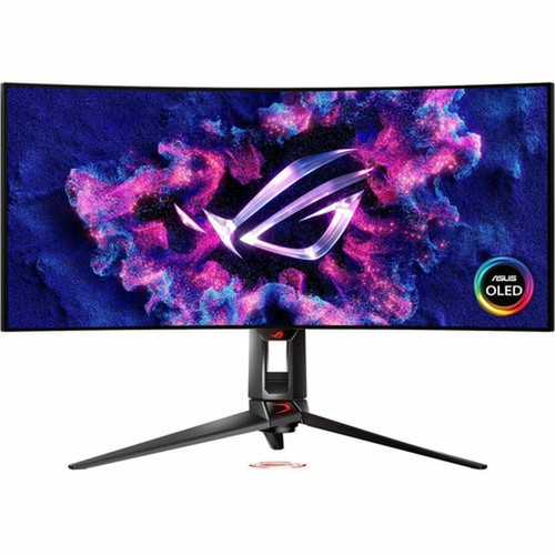 Asus ROG Swift PG34WCDM 34 Class UW-QHD Curved Screen Gaming OLED Monitor - 219 - 339 Viewable - OLED - Quantum Dot OLED Backlight PG34WCDM