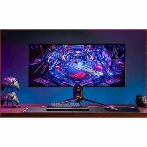 Asus ROG Swift PG34WCDM 34 Class UW-QHD Curved Screen Gaming OLED Monitor - 219 - 339 Viewable - OLED - Quantum Dot OLED Backlight PG34WCDM