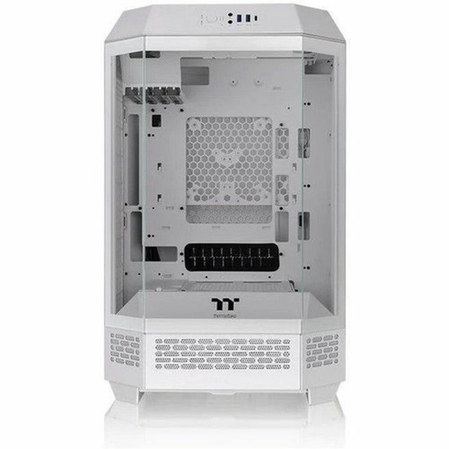 Thermaltake The Tower 300 Micro Tower Chassis - Micro Tower - Snow - Tempered Glass SPCC - 3 x Bay - Mini ITX Micro ATX Motherboard CA-1Y4-00S6WN-00
