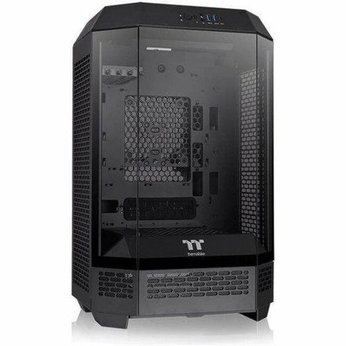 Thermaltake The Tower 300 Micro Tower Chassis - Micro Tower - Black - Tempered Glass SPCC - 3 x Bay - Mini ITX Micro ATX Motherboard CA-1Y4-00S1WN-00