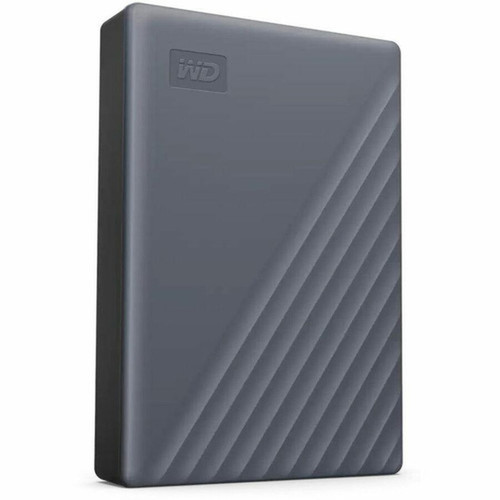 WD My Passport WDBRMD0050BGY-WESN 5 TB Portable Hard Drive - External - Silicon Gray - Desktop PC Smartphone MAC Tablet Gaming - - WDBRMD0050BGY-WESN