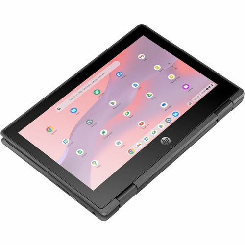 HP Fortis x360 G5 116 29464 mm Touchscreen Rugged Convertible 2 in 1 Chromebook - HD - Intel N-Series N100 - 8 GB - 64 GB Flash - 9R397UTABL