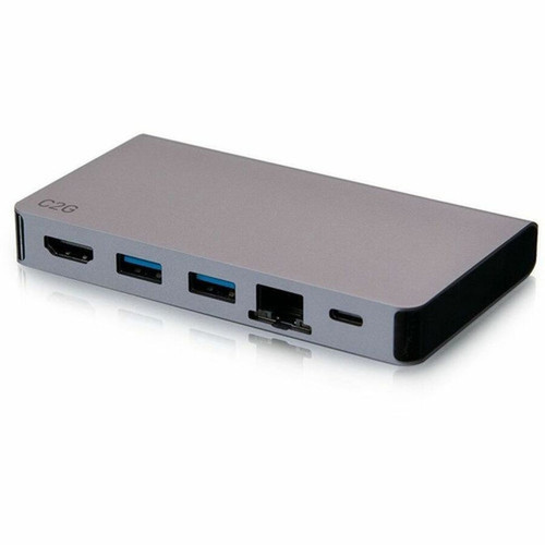 C2G Docking Station - for NotebookTablet PC - Charging Capability - USB Type C - 4K Full HD - 3840 x 2160 1920 x 1080 - 4 x USB - 2 C2G54457