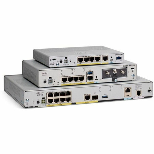 Cisco C1131-8PWQ Wi-Fi 6 IEEE 80211ax Ethernet Wireless Router - 8 x Network Port - 2 x Broadband Port - USB - PoE Ports - Gigabit C1131-8PWQ