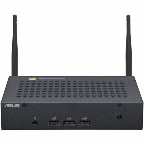 Asus Chromebox CF40-BC0001UNENT Chromebox - Intel Celeron N4500 - 8 GB - 64 GB Flash Memory Capacity - Mini PC - Black - Intel Chip - CF40-BC0001UNENT