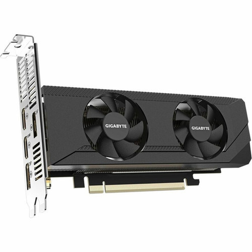 Gigabyte NVIDIA GeForce RTX 3050 Graphic Card - 6 GB GDDR6 - Low-profile - 7680 x 4320 - 148 GHz Core - 96 bit Bus Width - PCI 40 - GV-N3050OC-6GL