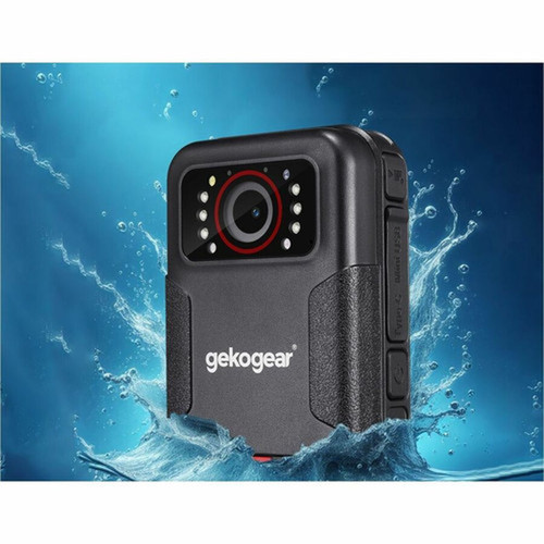 GekoGear Aegis 110 Digital Camcorder - 2 5080 mm LCD Screen - 58 Megapixel Image - MOV H264 - 64 GB Hard DriveWearable - AEGIS 110