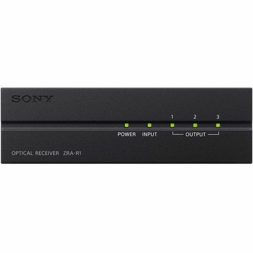 Sony Optical Receiver for Crystal LED Large Display Solutions - 98425 ft 29999940 mm Range - 3 x Network RJ-45 - 1 x USB - 4K - ZRA-R1