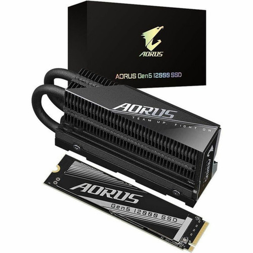 Aorus Gen5 12000 AG512K1TB 100 GB Solid State Drive - M2 2260 Internal - PCI Express NVMe PCI Express NVMe 50 x4 - 700 TB TBW - 5 AG512K1TB