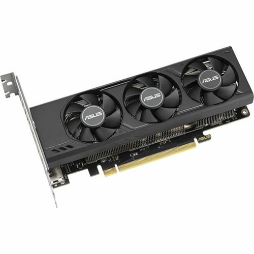 Asus NVIDIA GeForce RTX 4060 Graphic Card - 8 GB GDDR6 - Low-profile - 7680 x 4320 - 252 GHz Boost Clock - 128 bit Bus Width - PCI - RTX4060-O8G-LP-BRK