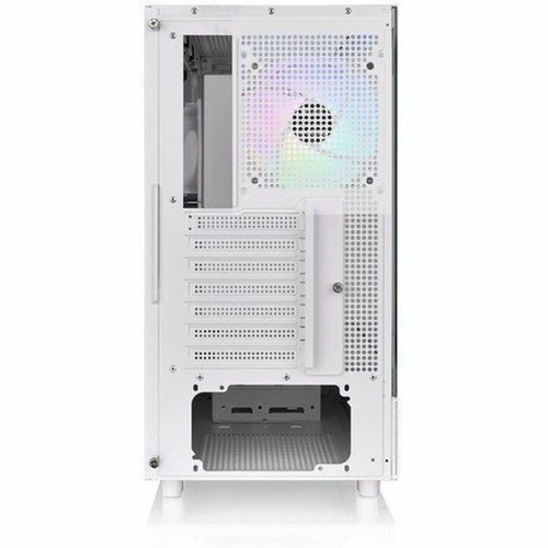 Thermaltake View 270 Plus TG ARGB Snow Mid Tower Chassis - Mid-tower - Snow - Tempered Glass SPCC - ATX Mini ITX Mini ATX EATX - 9 CA-1Y7-00M6WN-01