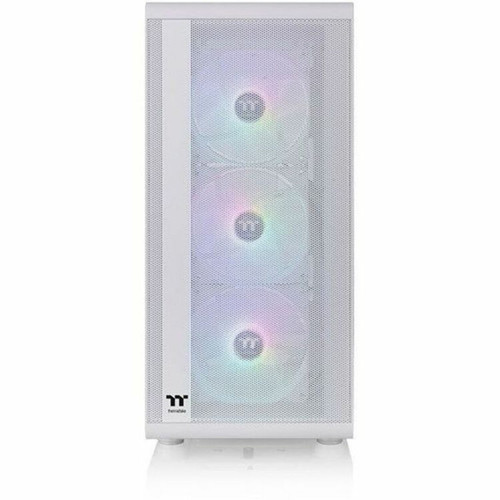 Thermaltake S200 Plus TG ARGB Mid Tower Chassis - Mid-tower - White - Mesh Tempered Glass - Mini ITX Mini ATX ATX Motherboard - 6 x CA-1X2-00M6WN-01